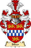 English Coat of Arms (v.23) for the family Silver