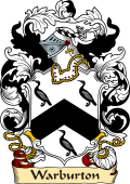 English or Welsh Family Coat of Arms (v.23) for Warburton (Cheshire)