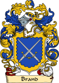 English or Welsh Family Coat of Arms (v.23) for Brand (Suffolk, 1616)