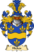 English Coat of Arms (v.23) for the family Hickes