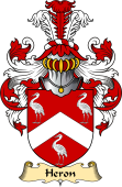 English Coat of Arms (v.23) for the family Heron