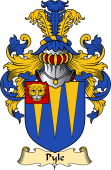 English Coat of Arms (v.23) for the family Pyle