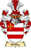 English Coat of Arms (v.23) for the family Kirkby
