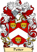 English or Welsh Family Coat of Arms (v.23) for Petter (Kent)