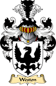 English Coat of Arms (v.23) for the family Weston