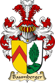 v.23 Coat of Family Arms from Germany for Baumberger