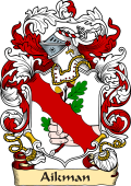 English or Welsh Family Coat of Arms (v.23) for Aikman