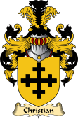 English Coat of Arms (v.23) for the family Christian