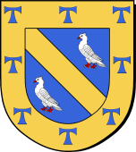 Spanish Family Shield for Coloma