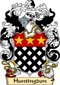 English or Welsh Family Coat of Arms (v.23) for Huntingdon (Wicheley-Hall, Essex)