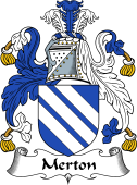 English Coat of Arms for the family Merton