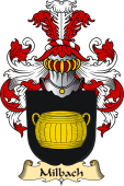 v.23 Coat of Family Arms from Germany for Milbach