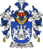 Irish Family Coat of Arms (v.25b) Kelly or O'Kelly