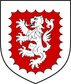 English Family Shield for Gray or Grey