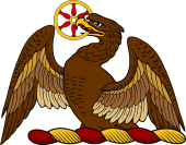 Demi Eagle Holding Wheel