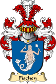 v.23 Coat of Family Arms from Germany for Fischen