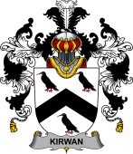 Irish Family Coat of Arms (v.25b) Kirwan or O'Kerwin