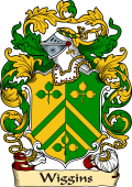 English or Welsh Family Coat of Arms (v.23) for Wiggins (Ref Berry)