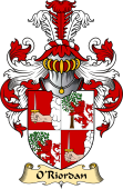 Irish Family Coat of Arms (v.23) for O'Riordan or Rearden