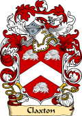 English or Welsh Family Coat of Arms (v.23) for Claxton