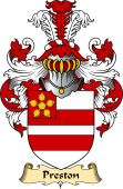 English Coat of Arms (v.23) for the family Preston