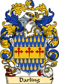 English or Welsh Family Coat of Arms (v.23) for Darling (Ref Berry)
