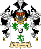 French Family Coat of Arms (v.25) Lannoy (de)