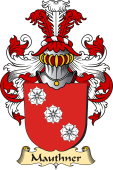 v.23 Coat of Family Arms from Germany for Mauthner