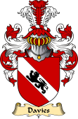 English Coat of Arms (v.23) for the family Davies