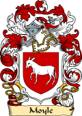 English or Welsh Family Coat of Arms (v.23) for Moyle