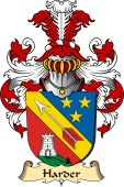 v.23 Coat of Family Arms from Germany for Harder