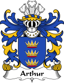 Welsh Coat of Arms for Arthur II (ab uthr pendragon-King Arthur)