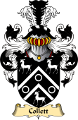 English Coat of Arms (v.23) for the family Collett