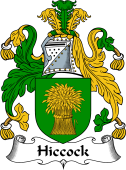 English Coat of Arms for the family Hiccock (s)