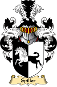 English Coat of Arms (v.23) for the family Spiller
