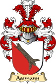 v.23 Coat of Family Arms from Germany for Assmann