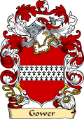 English or Welsh Family Coat of Arms (v.23) for Gower