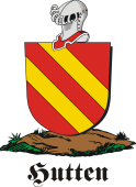 German shield on a mount for Hutten