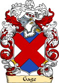 English or Welsh Family Coat of Arms (v.23) for Gage