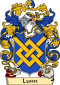 English or Welsh Family Coat of Arms (v.23) for Lunn (Ref Berry)