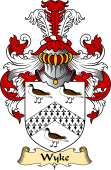 English Coat of Arms (v.23) for the family Wyke
