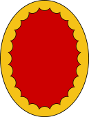 Oval Shield-Bordure Inveckted