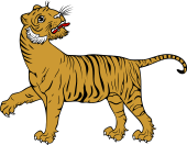 Tiger Passant Reguardant