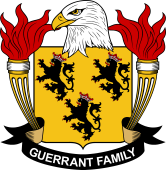 Coat of arms used by the Guerrant family in the United States of America