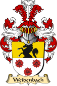 v.23 Coat of Family Arms from Germany for Weidenbach