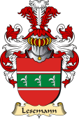 v.23 Coat of Family Arms from Germany for Lesemann