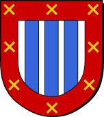 Spanish Family Shield for Contreras