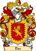 English or Welsh Family Coat of Arms (v.23) for Dee (Mortlake, Surrey)