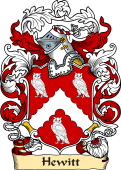 English or Welsh Family Coat of Arms (v.23) for Hewitt
