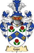 English Coat of Arms (v.23) for the family Cope